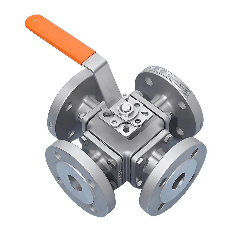 Manual Four-Way Flanged Ball Valve