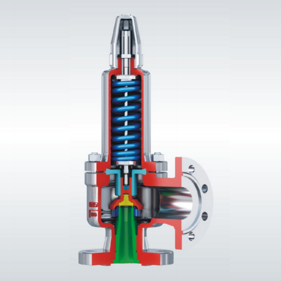Spring full lift closed safety valve