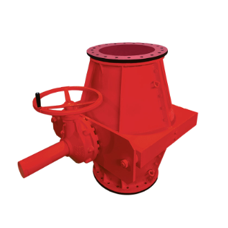 Bevel Gear Pinch Valve